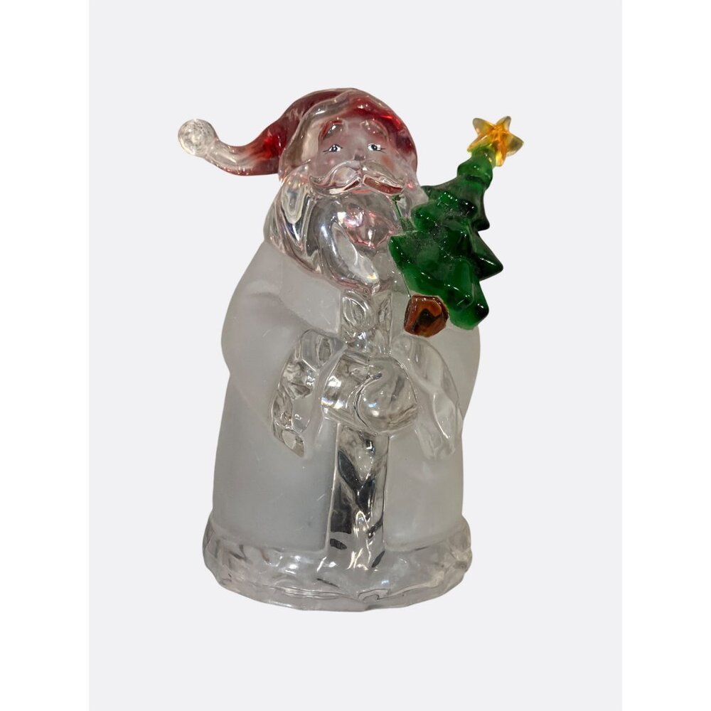 Santa Claus Night Light With Christmas Tree Plug-In